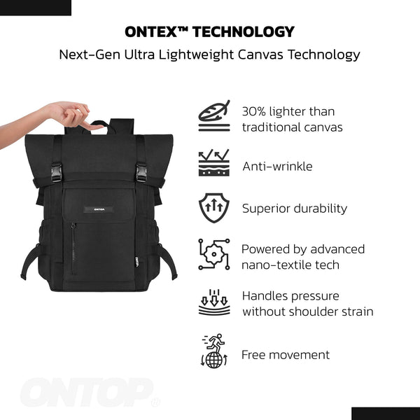 Fold Backpack 15.6 Inch Canvas