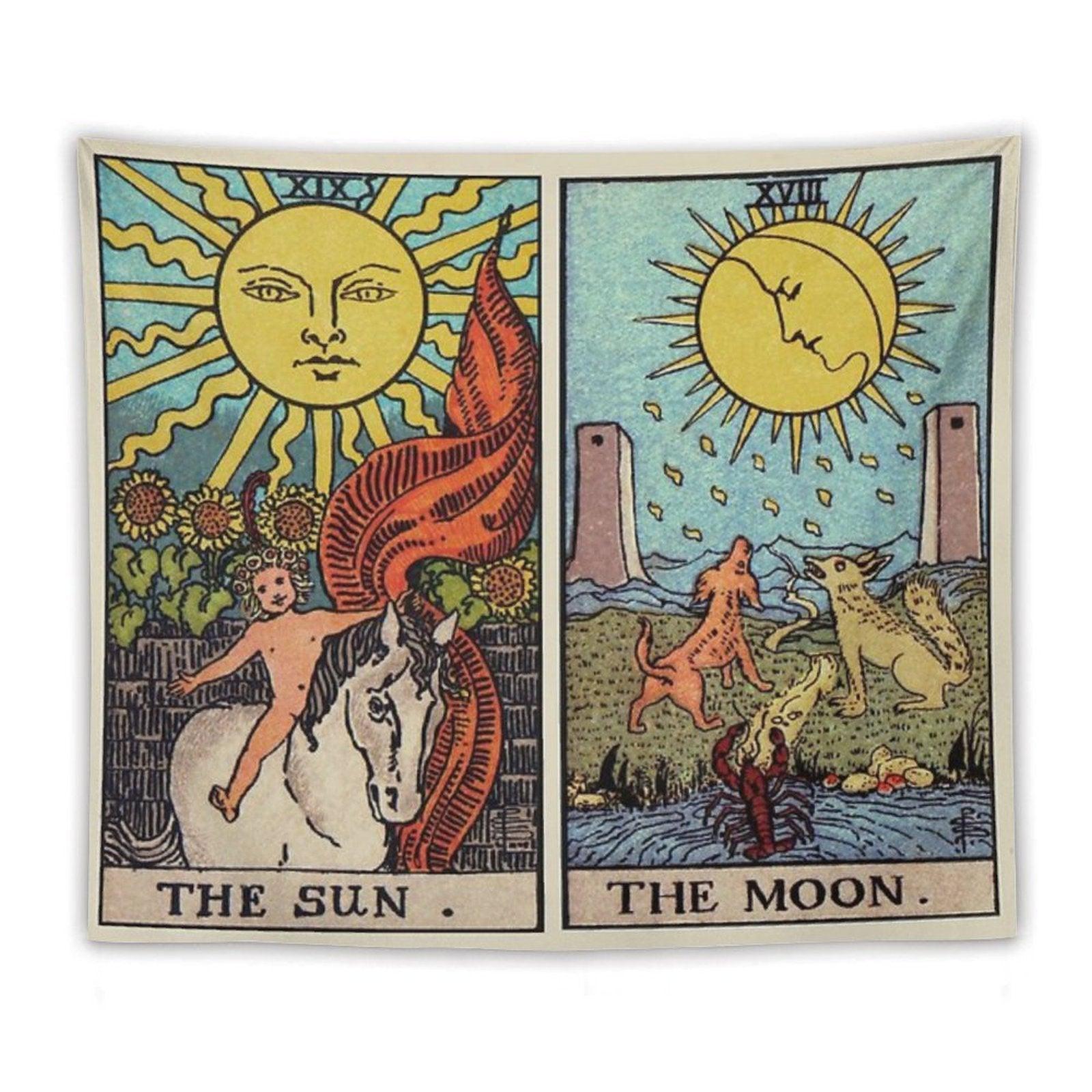 Moon & Sun Tarot  Colour Tapestry