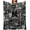The Wise Words of Michael Scott Throw Blanket