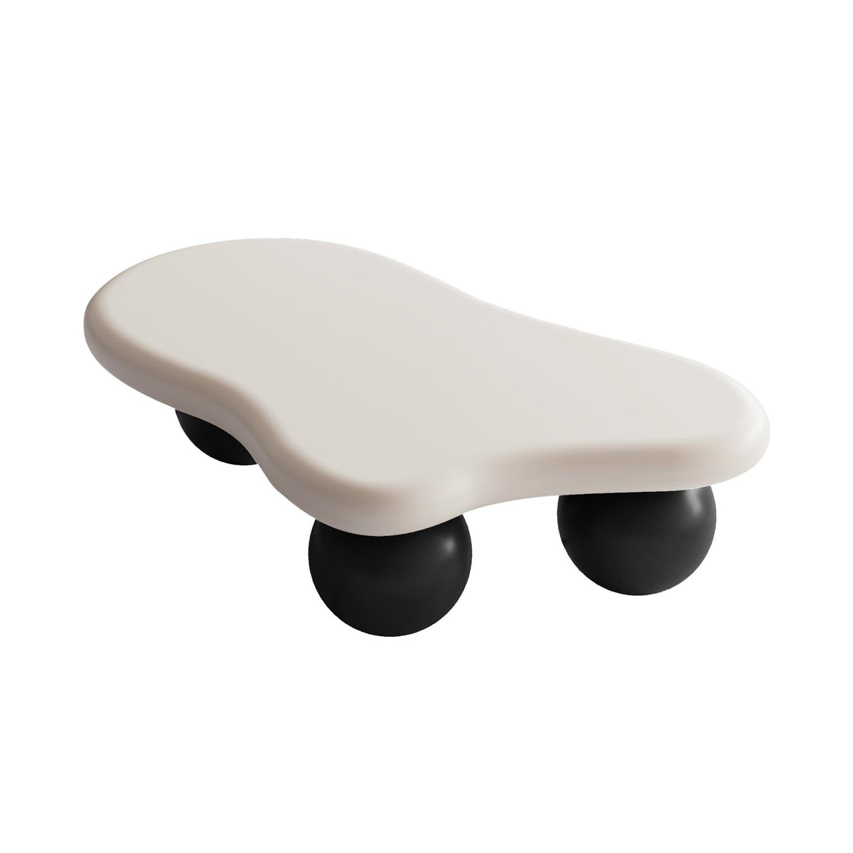 Modern Black & White Cloud Coffee Table