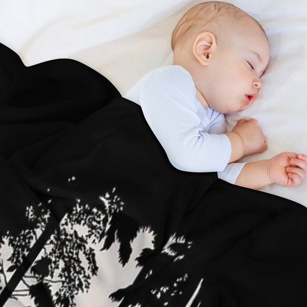 The Cure A Forest Velvety-soft Throw Blanket