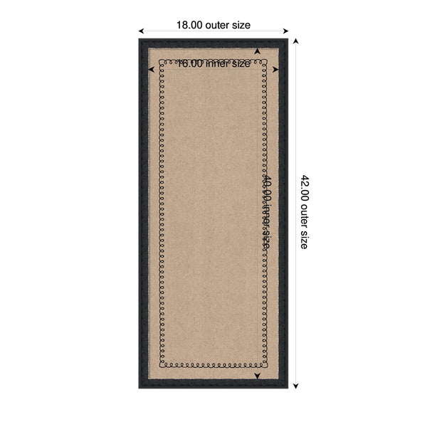 Pinboard Black Scallop Print