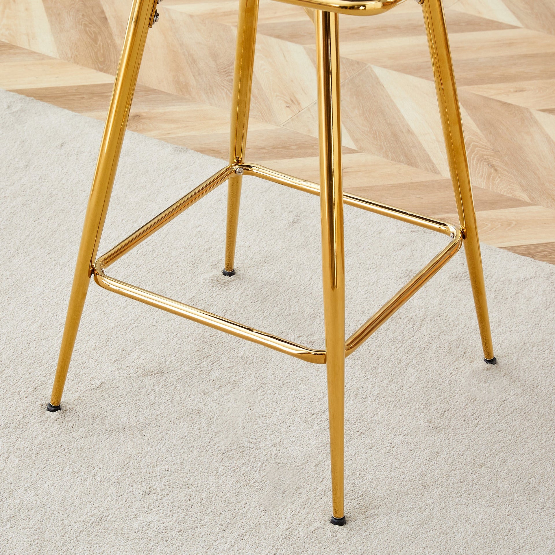 Four-Piece Modern Rotating Swivel Barstools