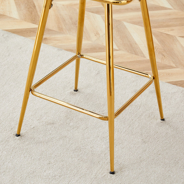 Four-Piece Modern Rotating Swivel Barstools