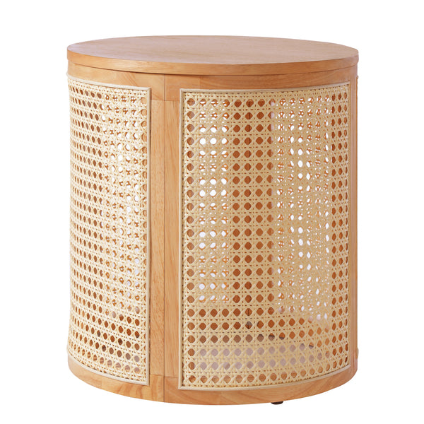 Rubber Solid Wood Side Table