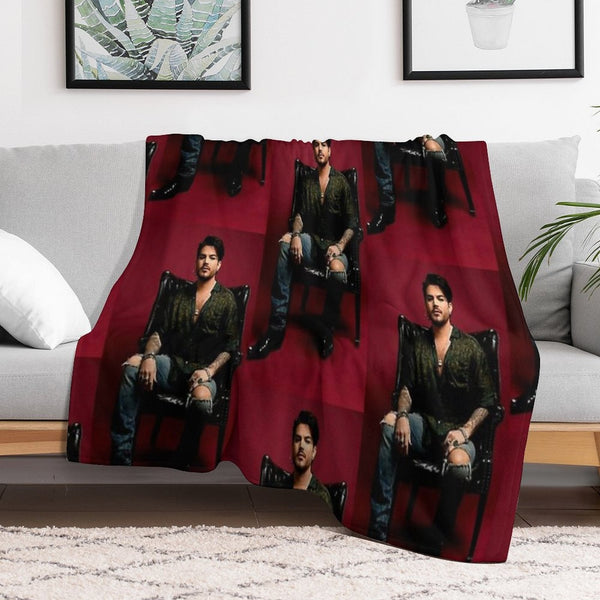 Hot Adam Lambert Easy Care Throw Blanket