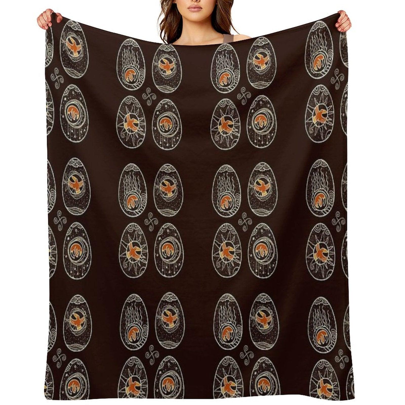 Ravens Spring Throw Blanket