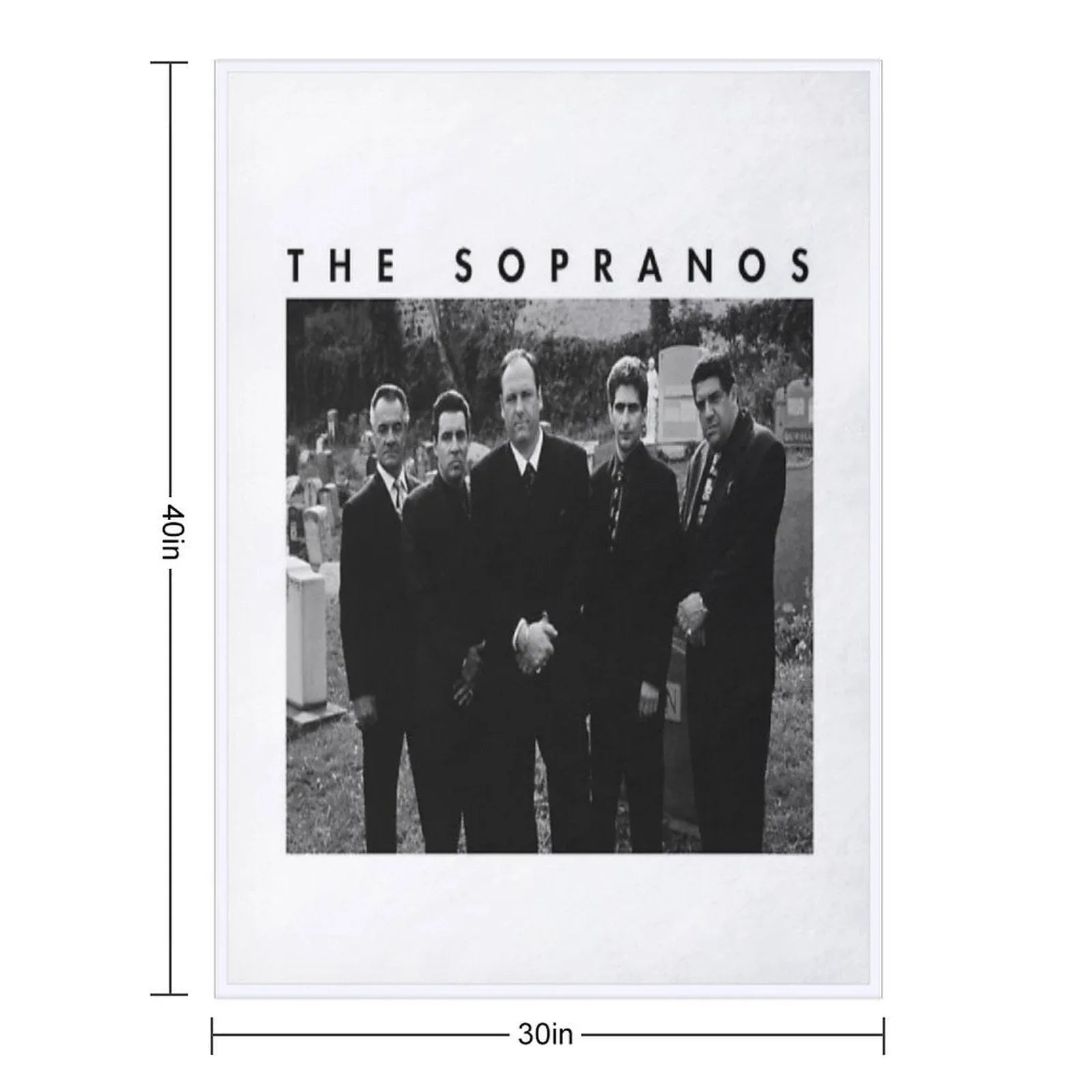 The Sopranos - Retro Throw Blanket