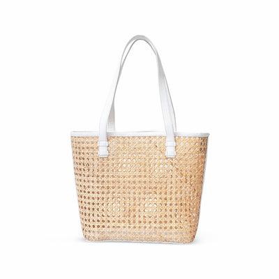 Petite French Market Rattan Tote