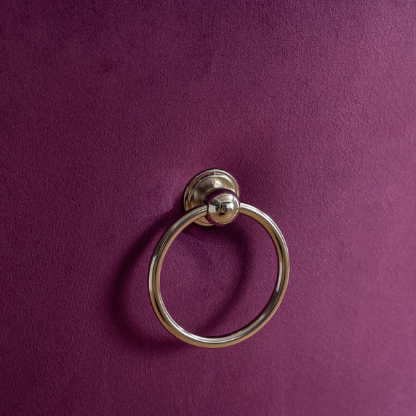 Nikki Collection Modern Tufted Solid Wood Velvet Upholstered Dining Chair with Chrome Legs