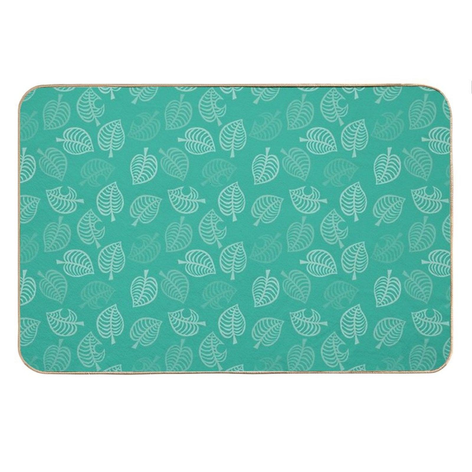 Nook Leaf in Turquoise Bath Mat