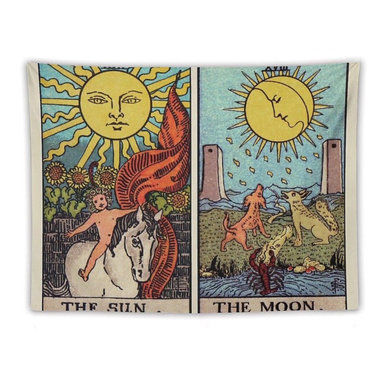 Moon & Sun Tarot  Colour Tapestry
