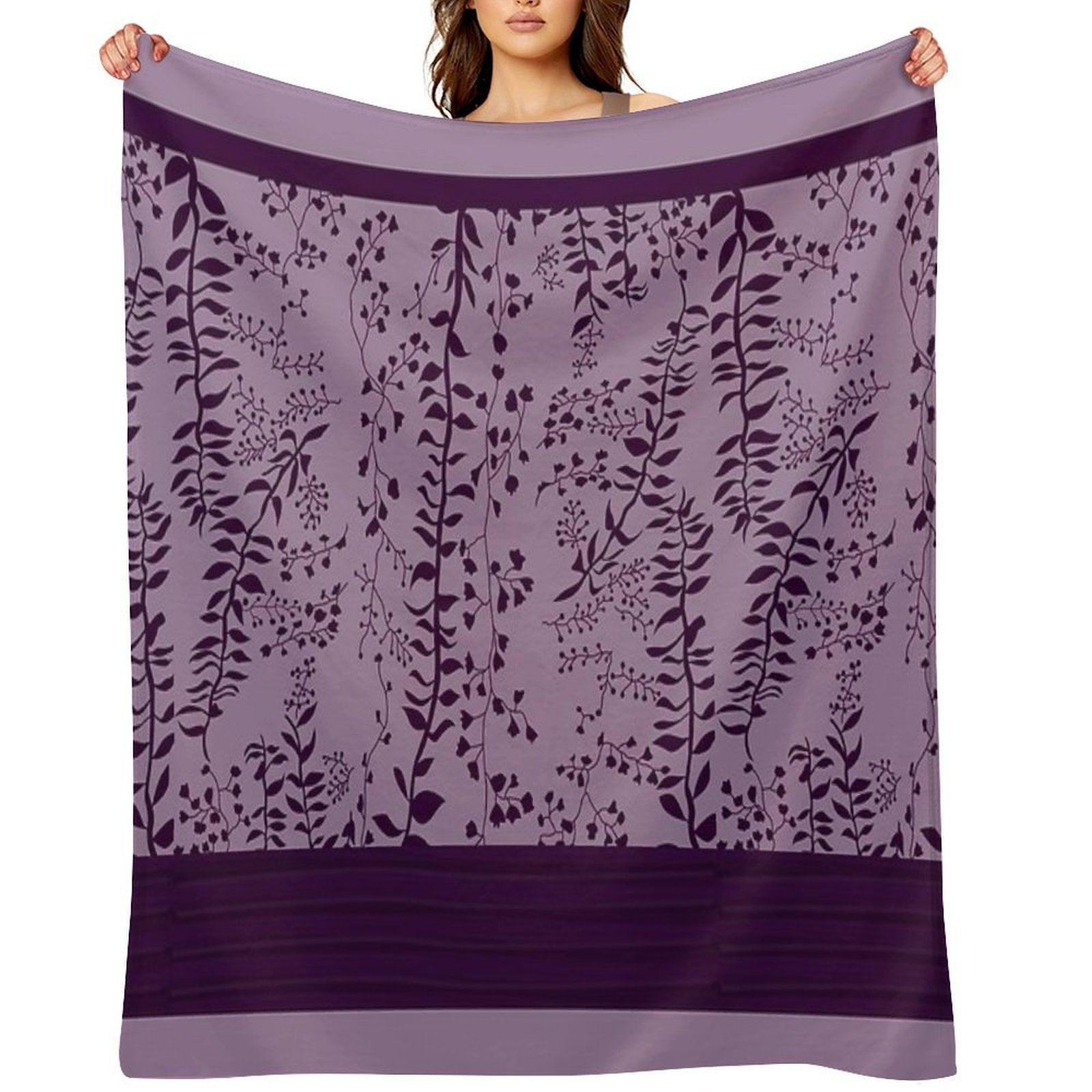 Bella Swan's Comforter Set Replica  Purples Cool - Version 2  Twilight Saga Fanart Throw Blanket