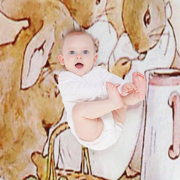 Flopsy, Mopsy And Cottontail Throw Blanket