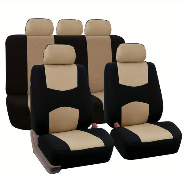 Polyester Universal Fit Car Seat Cover Full Set for 5 Seats Cars DSers Fulfillment