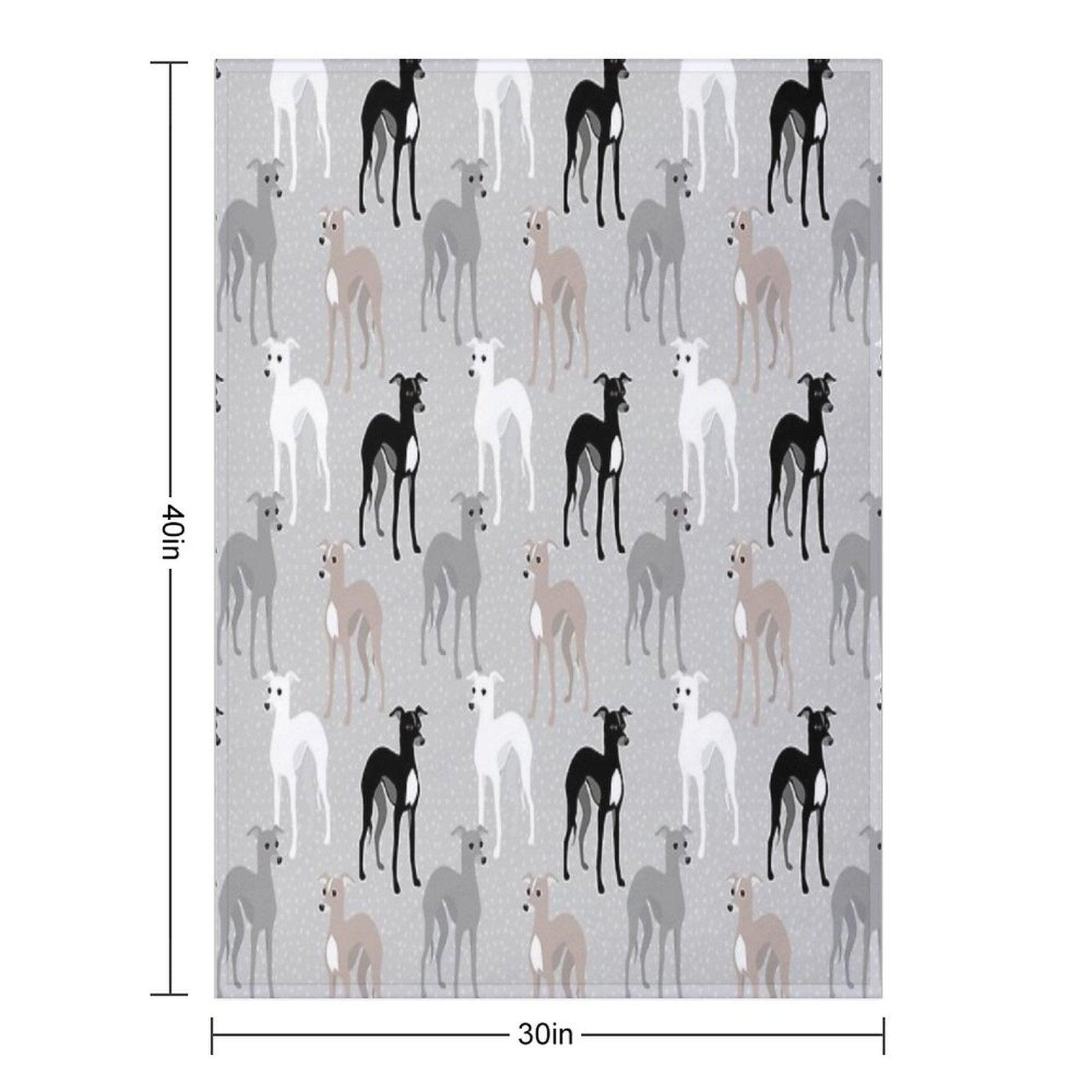 Italian Greyhounds Throw Blanket