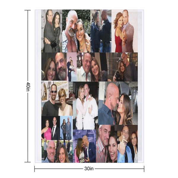 Chris Meloni And Mariska Hargitay Durable Throw Blanket