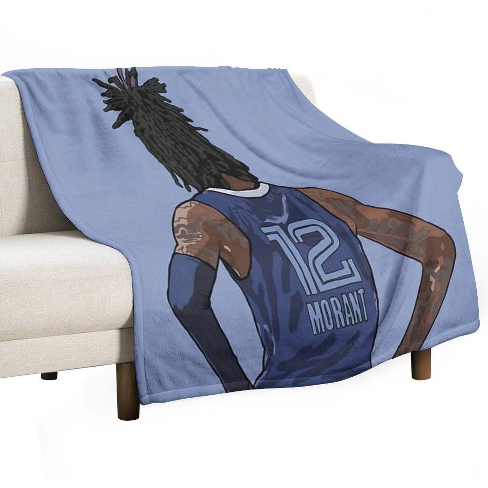 Ja Morant Back-To Throw Blanket