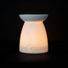 White Ceramic Constellation Tealight Wax Warmer