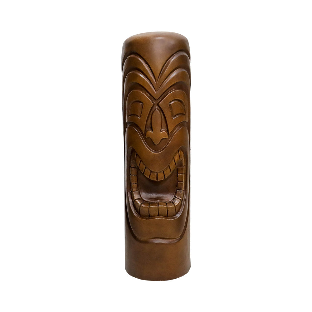 Concrete Tiki Statue Totem Column 35 Inch Tall
