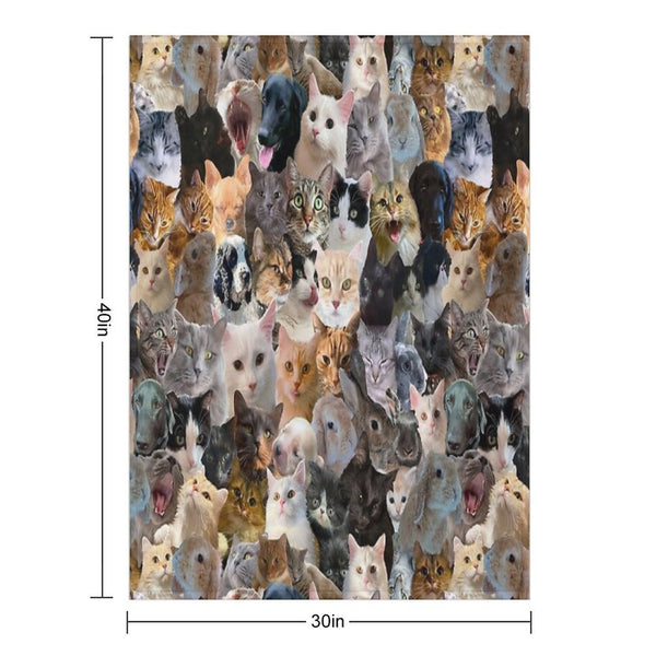 Animals!!! Compact Throw Blanket
