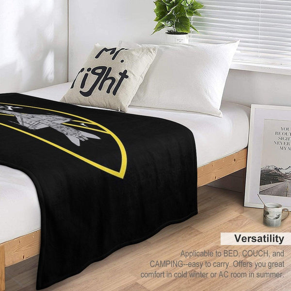FA-18 Hornet Jolly Rogers Throw Blanket