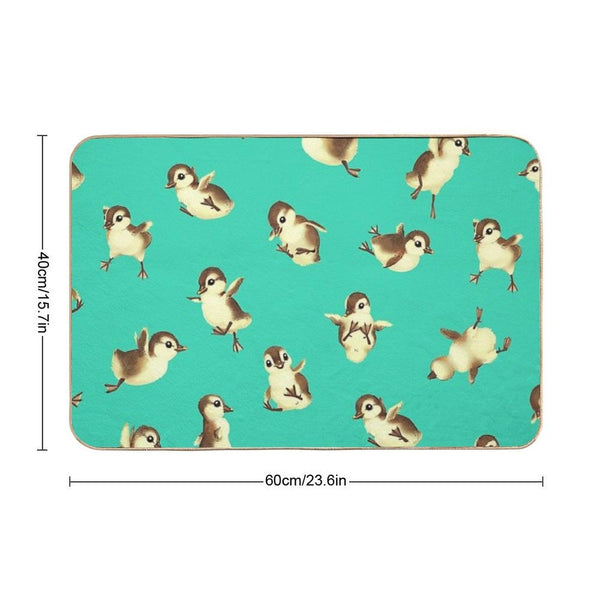 Airborne Baby Ducks Bath Mat