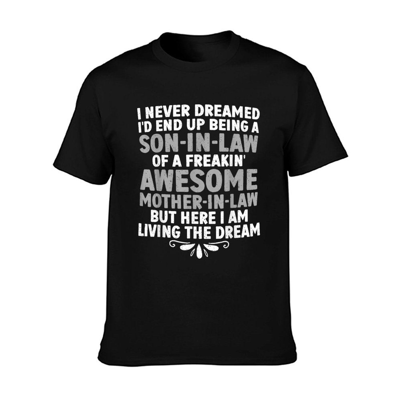 Son In Law Art From Mother In Law For Men Boys Son In Law T-Shirt