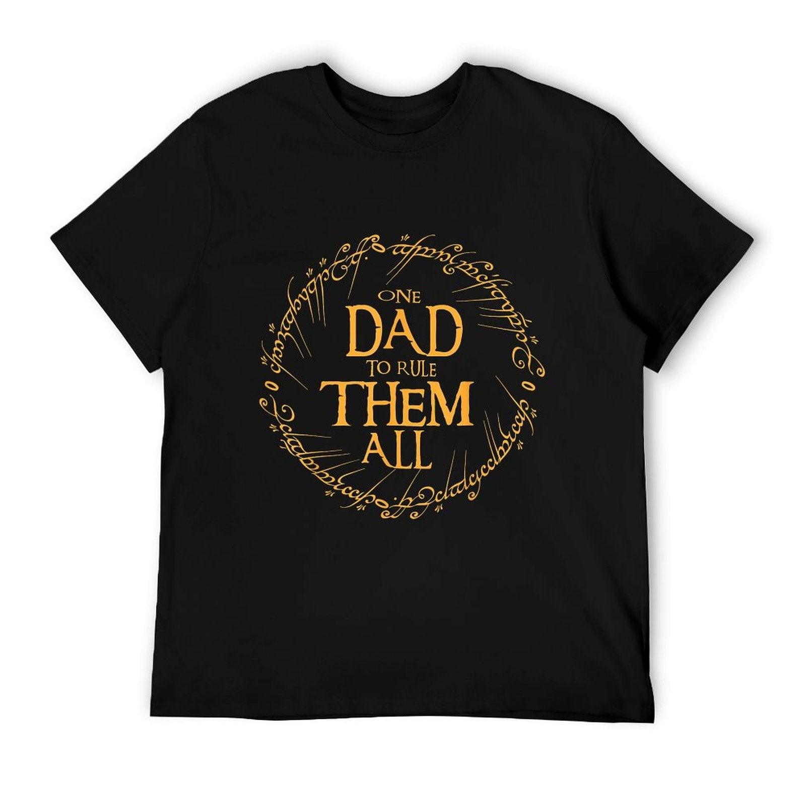One Dad To Rule Them All, Vintage Father's Day Apparel T-Shirt