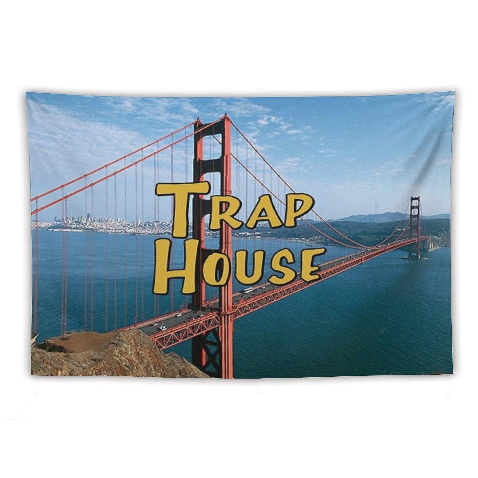 Full House Trap House Tapestry