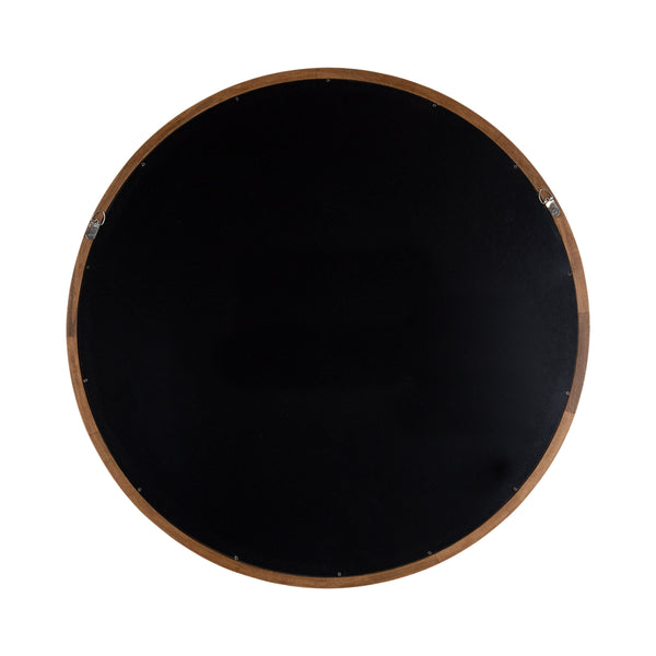Hatherleigh Round Wood Wall Mirror