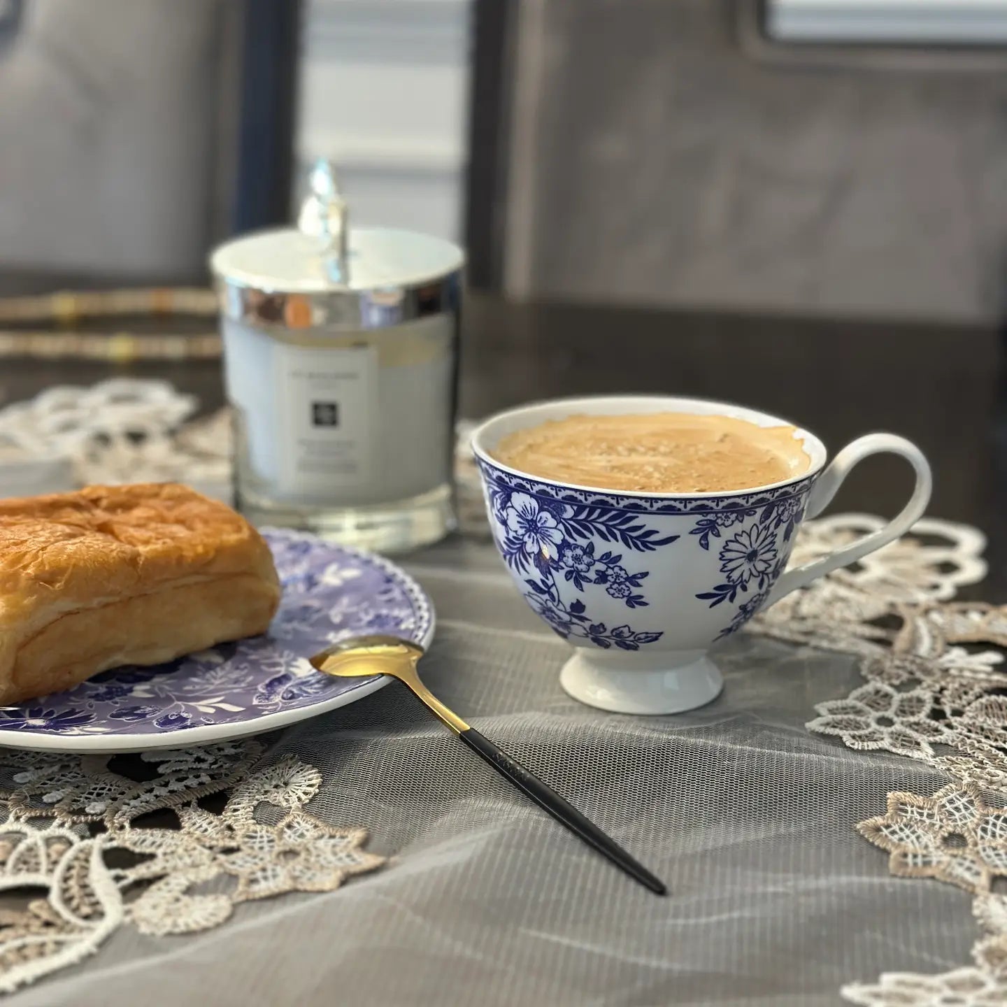 Porcelain Tea Cup with Saucer