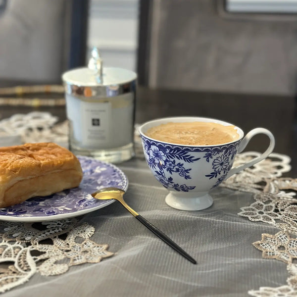 Porcelain Tea Cup with Saucer