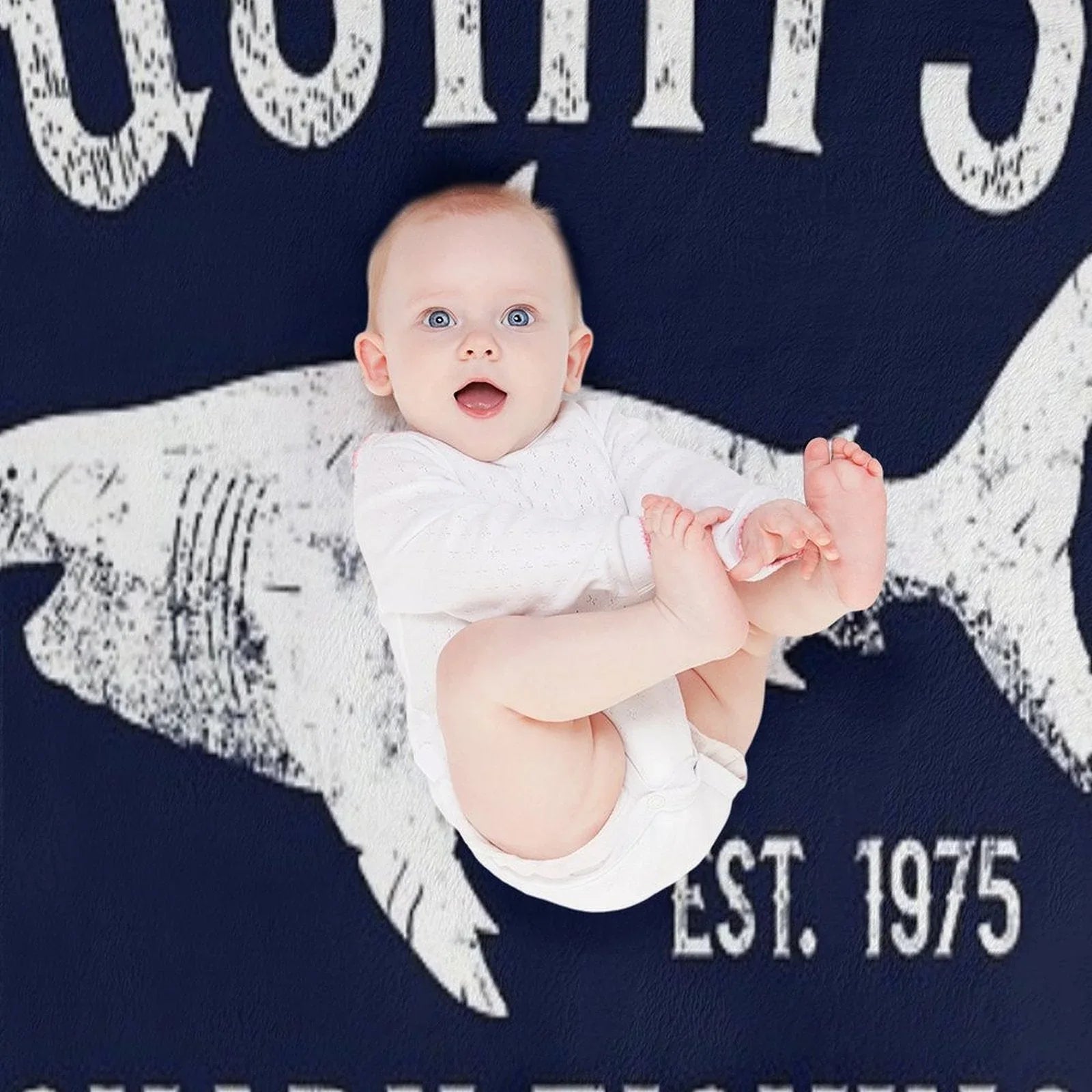 Quint's Shark Fishing - Amity Island 1975 Throw Blanket