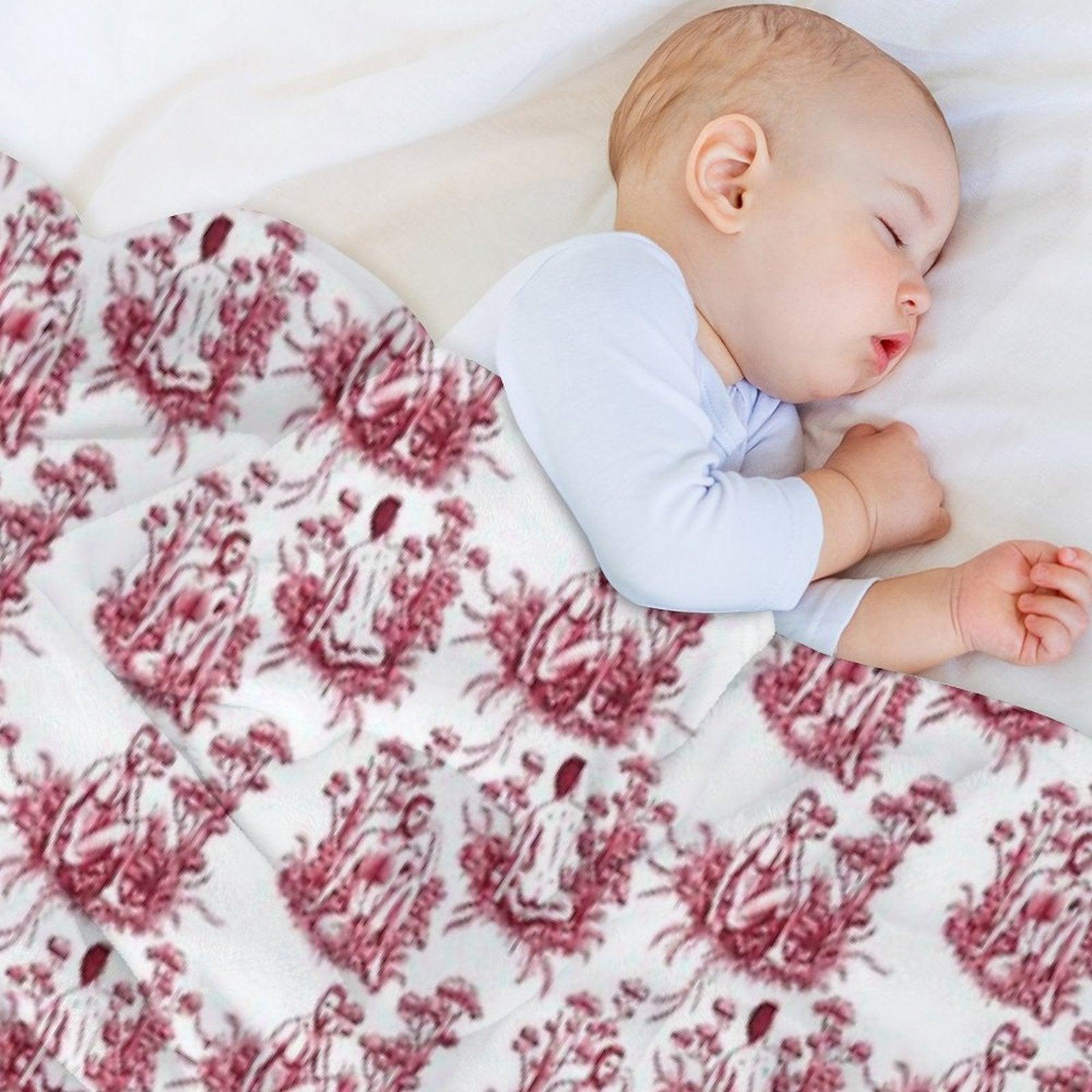 Men Toile Throw Blanket