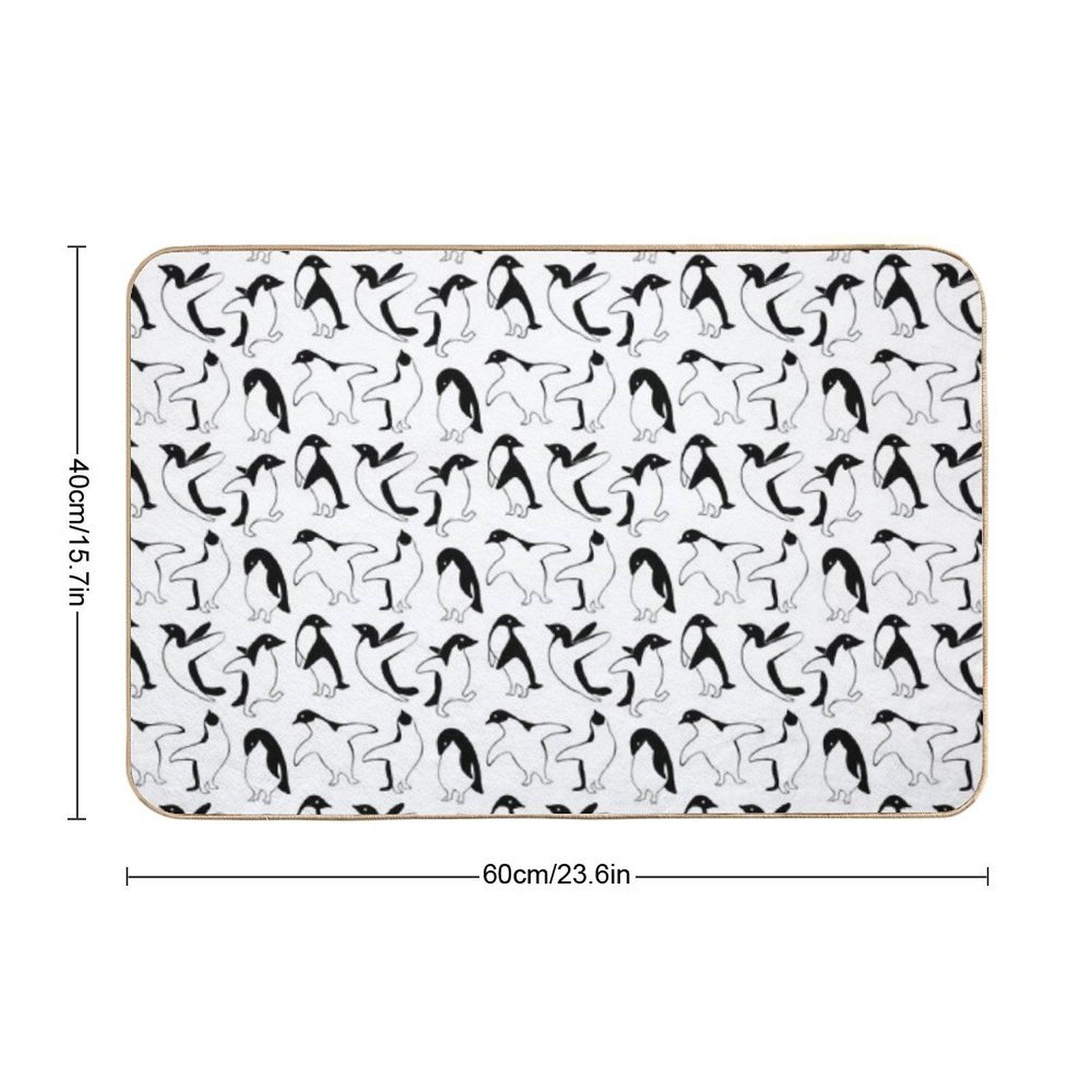 Penguins Penguins Bath Mat