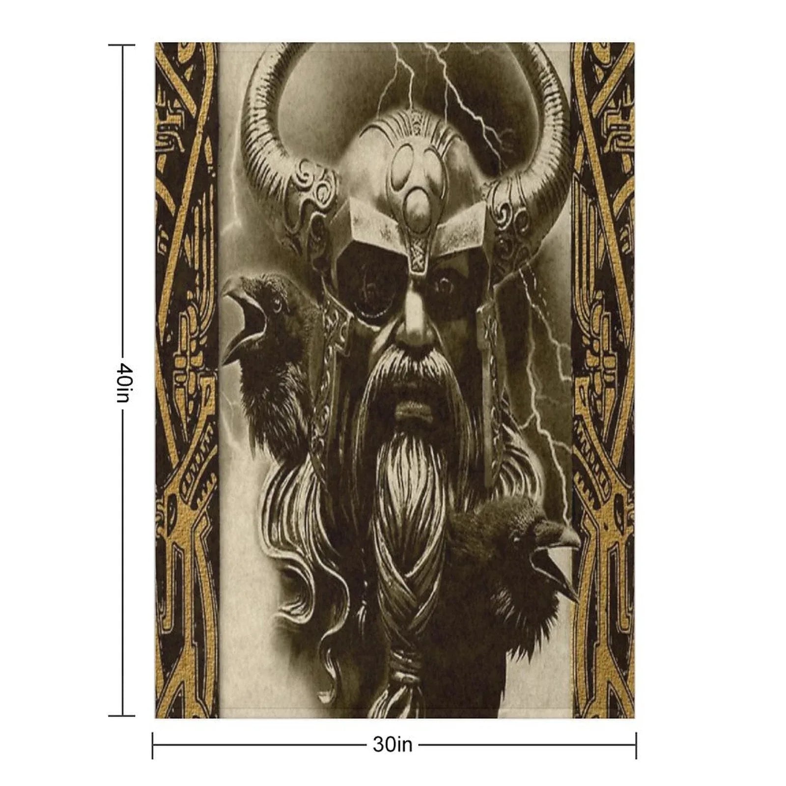 Odin Throw Blanket