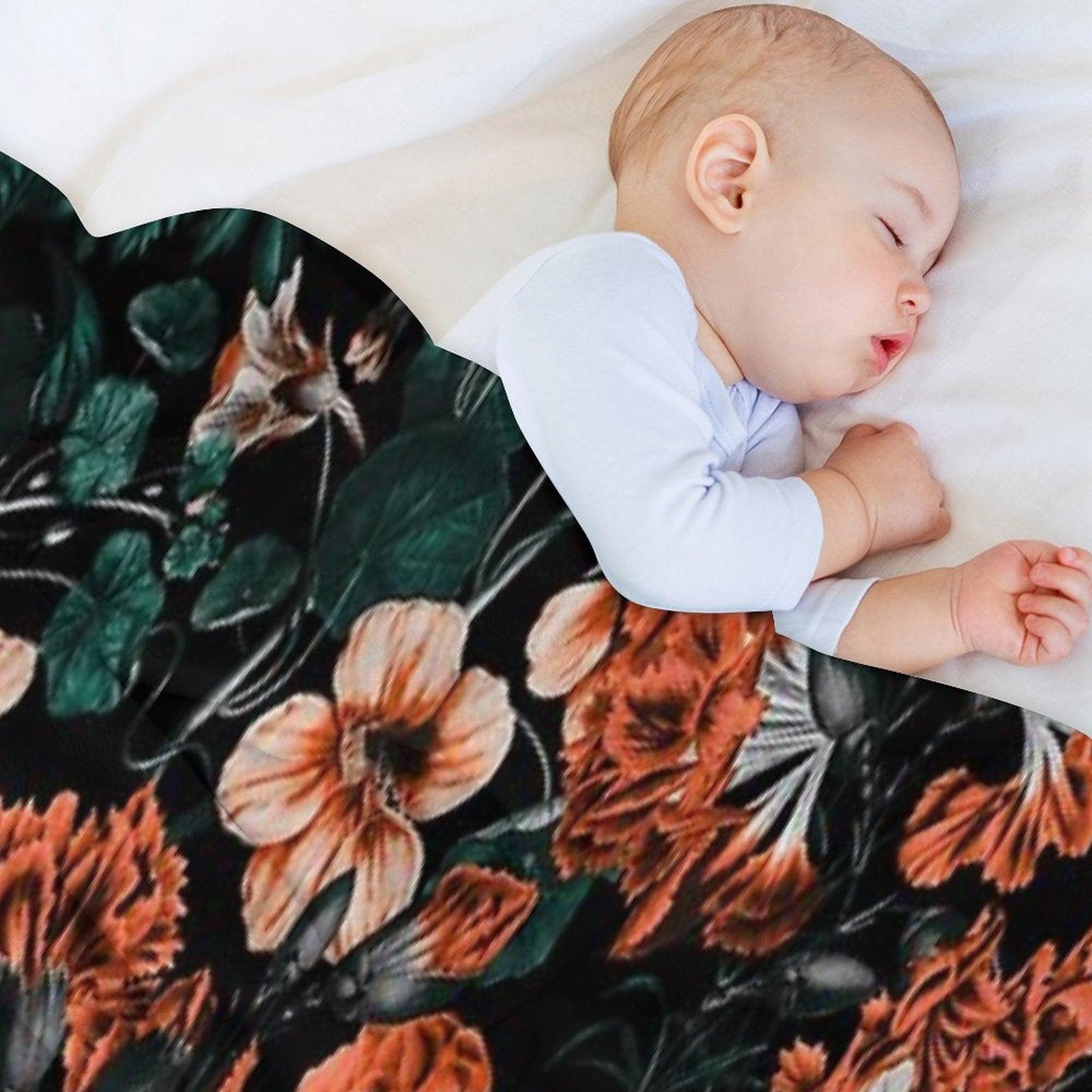 NIGHT FOREST XVII-A Throw Blanket