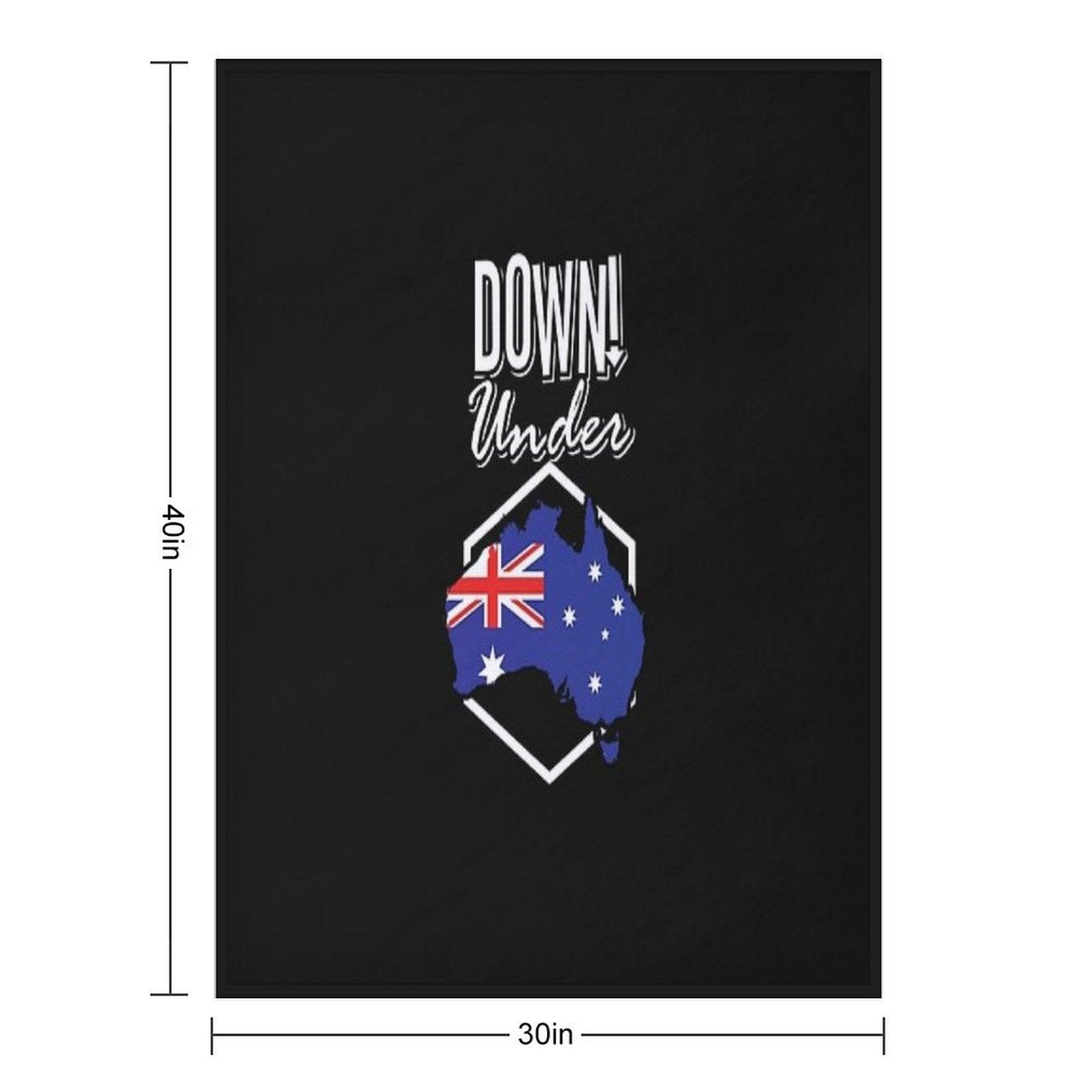 Down Under! Throw Blanket