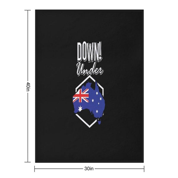 Down Under! Throw Blanket