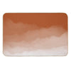 Burnt Orange Watercolor Ombre (burnt Orangewhite) Bath Mat