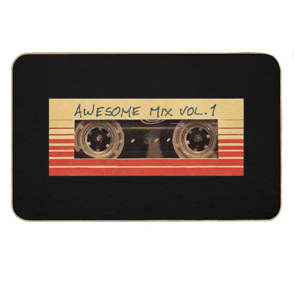 Awesome Mix Vol.1 (retro Cassette) Bath Mat