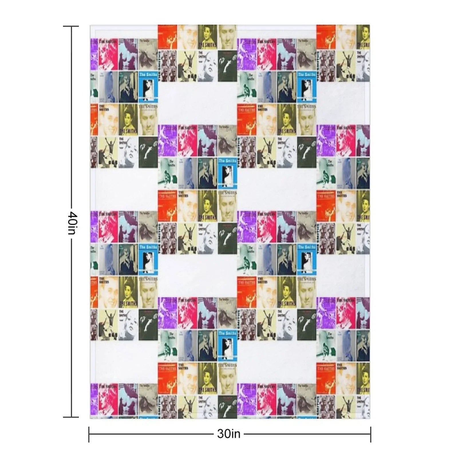 The Smiths Music Throw Blanket