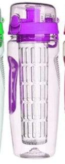 32Oz Fruit Infusing Infuser Water Bottle Water Fruit Bottle BPA Free Plastic Sport Fruit Infuser Water Bottles With Infuser Juice Shaker Drink Bottle Of Water