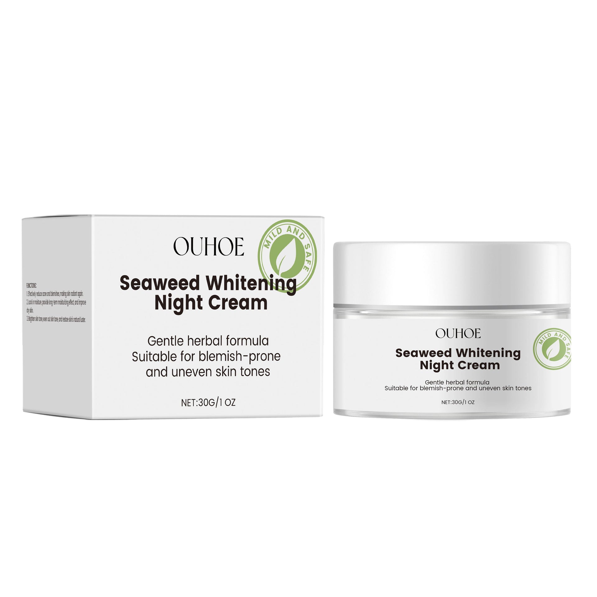 Seaweed Nourishing Night Cream, Nourishing And Moisturizing Facial Night Care Skin Moisturizing And Moisturizing Seaweed Night Cream