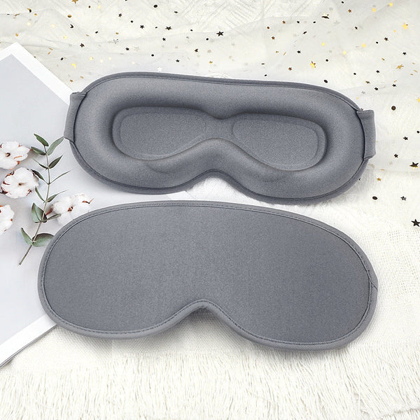 3D blackout eye mask integrated 3D nasal wing breathable elastic band adjustment