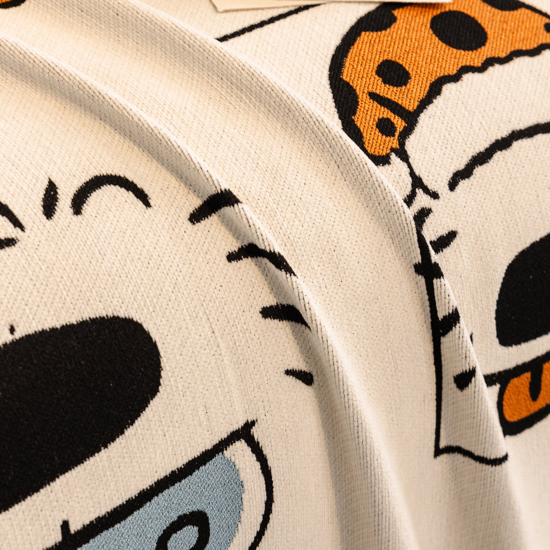 Cute Chenille Couch Cover Throw, Cartoon Soft Washable Sofa Cover for Sectional Sofas