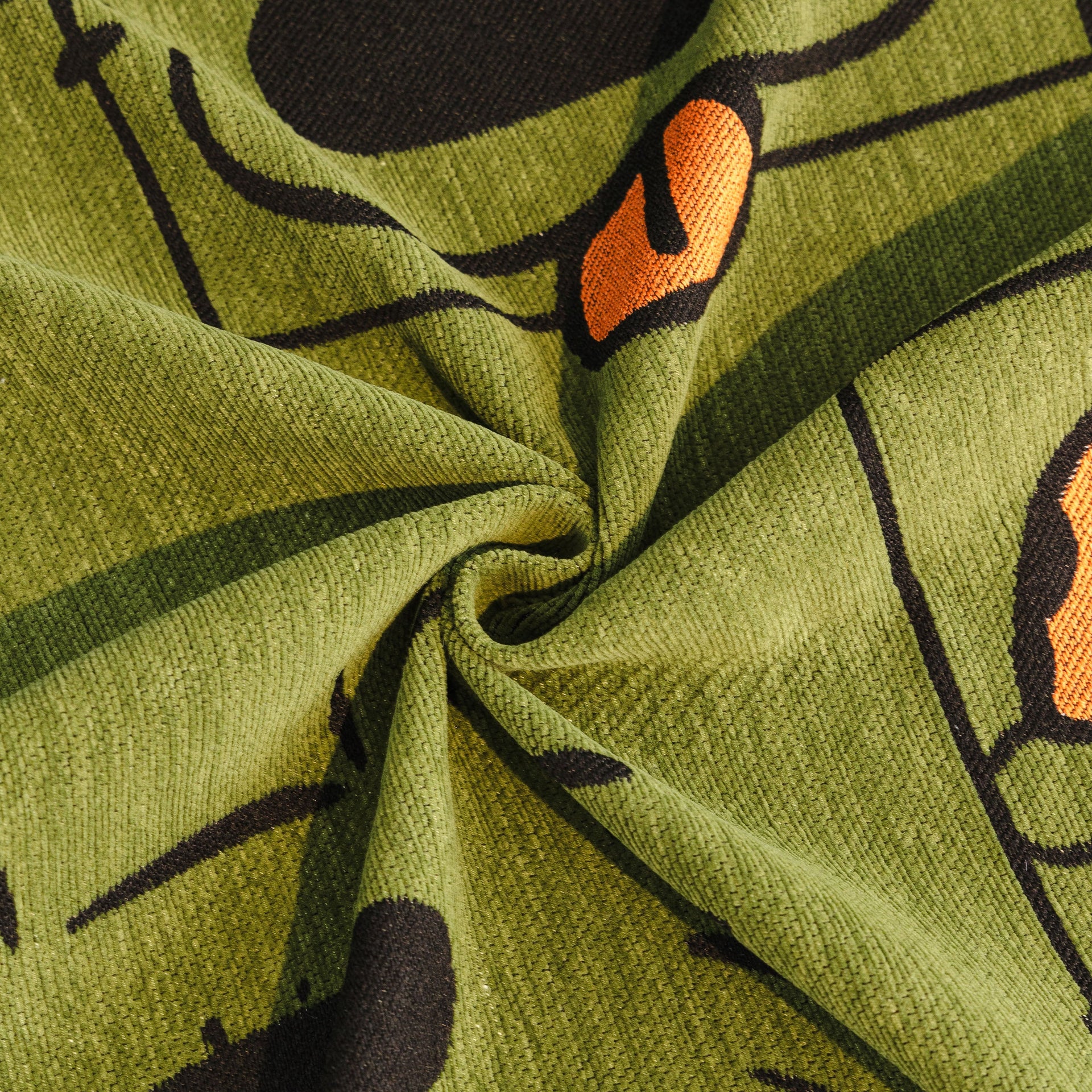 Cute Chenille Couch Cover Throw, Cartoon Soft Washable Sofa Cover for Sectional Sofas