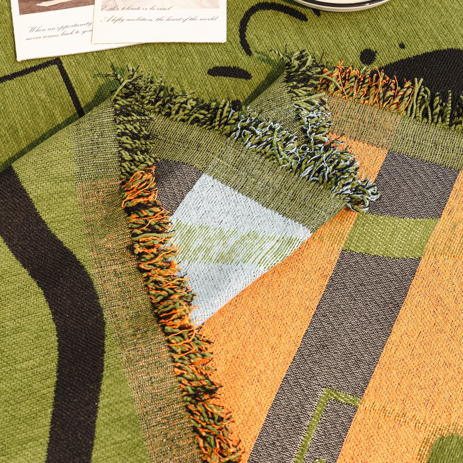 Cute Chenille Couch Cover Throw, Cartoon Soft Washable Sofa Cover for Sectional Sofas