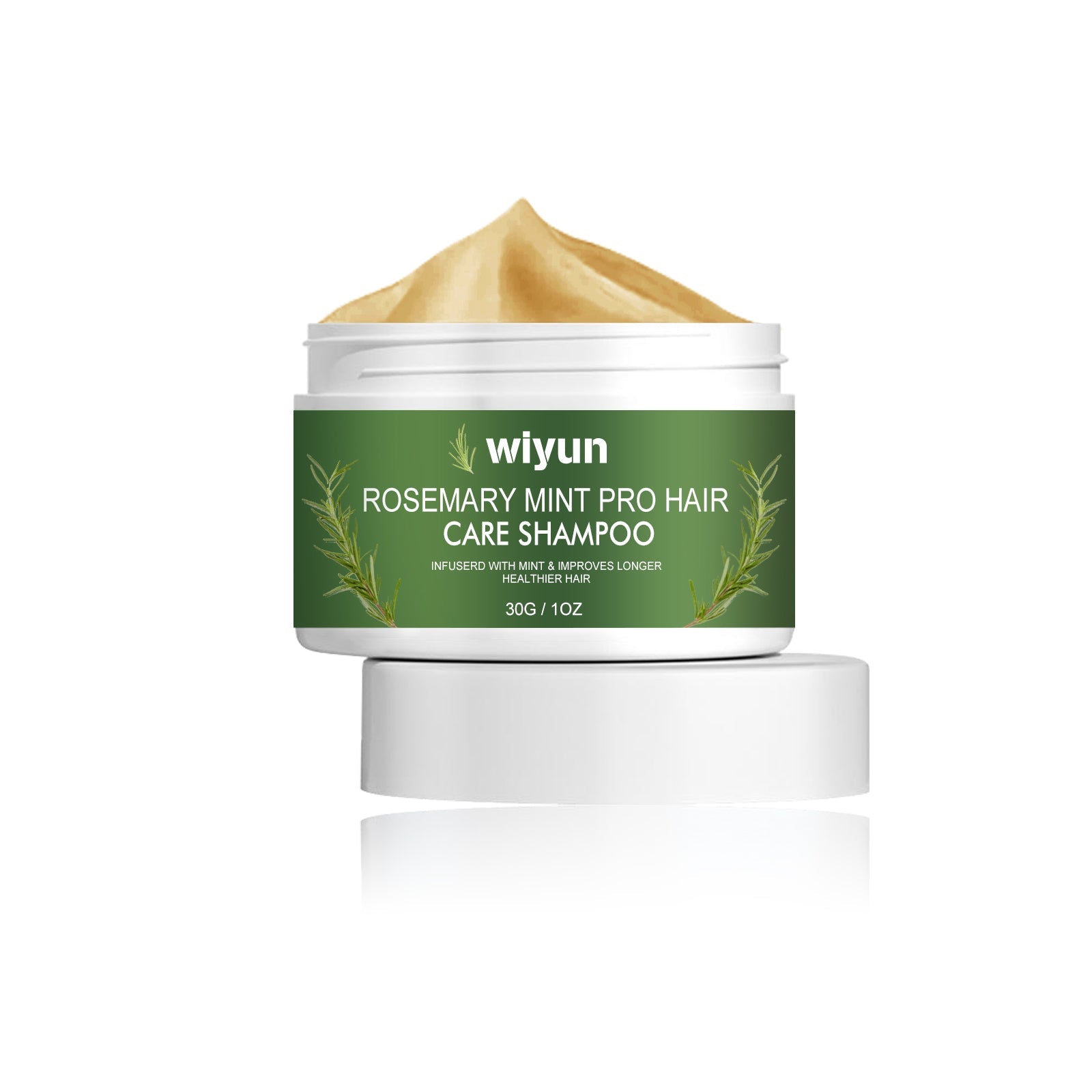 Rosemary Mint Pro Hair Care Shampoo, Scalp Massage Cleaning Care Repair Bifurcation Strong, Supple And Dense Hair